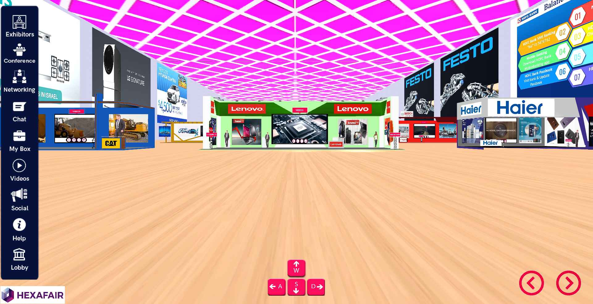3D Virtual Exhibition Hall, 3D Virtual Expo Hall