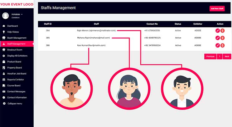 Hybrid Events Virtual Community Leader Board