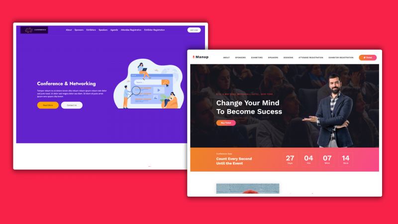 HexaFair Introduces 5 New WordPress Theme for your Event Website